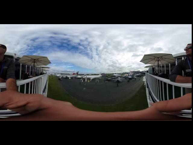 GE Aviation at Farnborough 2016 | 360 view from GE Pavilion