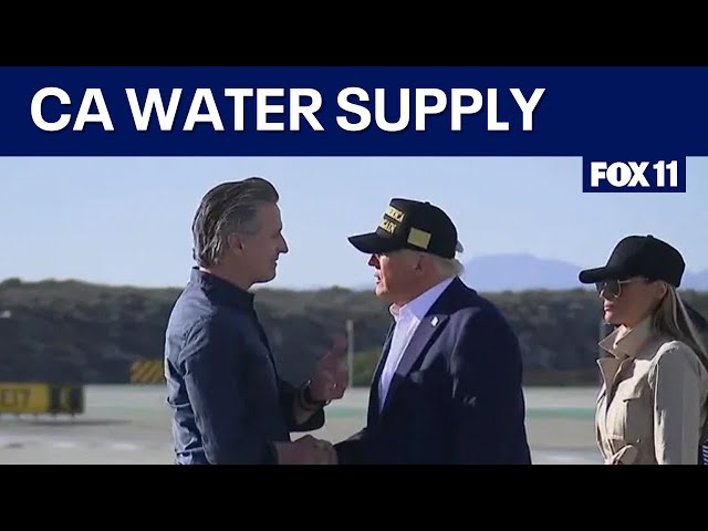 Trump says he restored California's water supply; Newsom denies claims