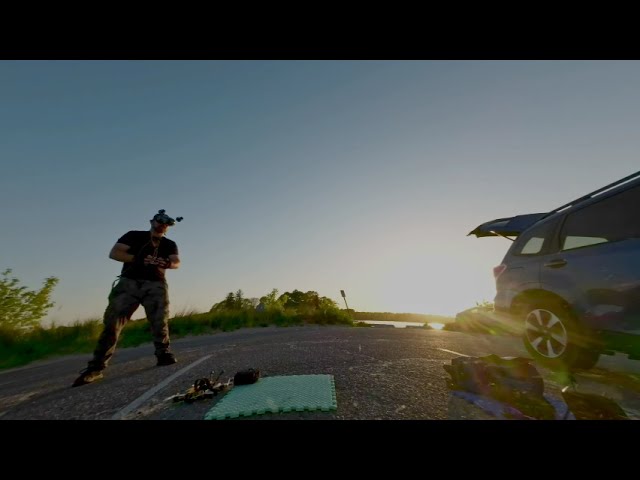 8K 3D VR FPV - SUNSET BEACH