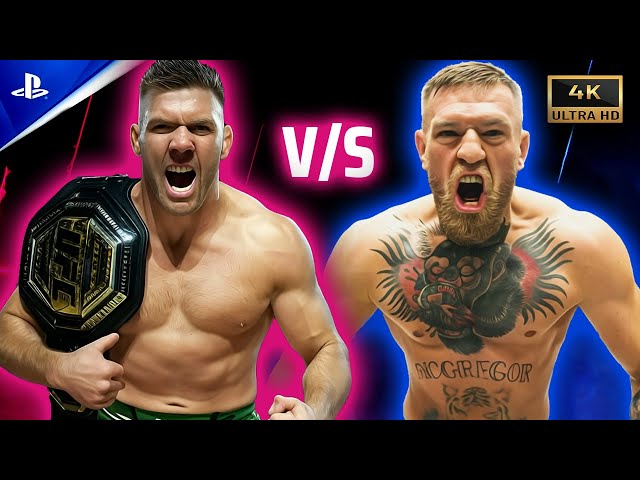 Dricus Du Plessis vs Conor McGregor in the Ultimate UFC Showdown