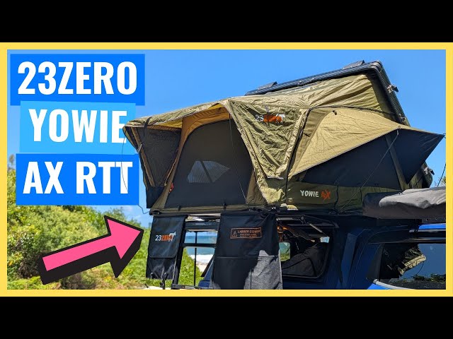 23ZERO Yowie AX (Armadillo AX2) Roof Top Tent Review | New Premium All Season Hard Shell Tent