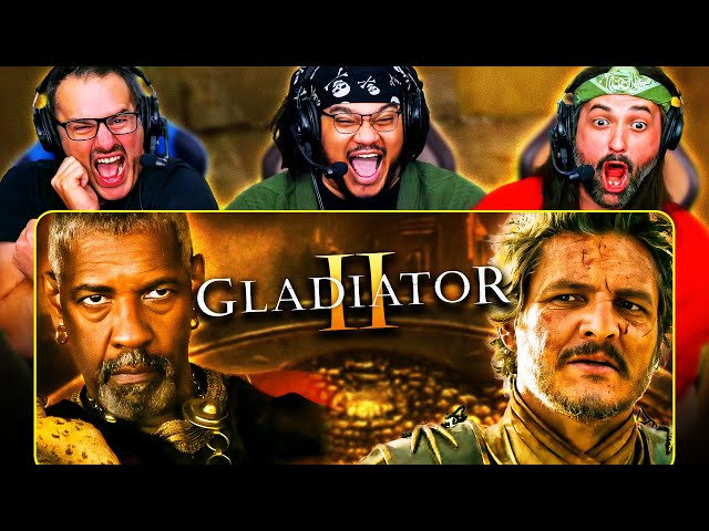 GLADIATOR 2 (2024) MOVIE REACTION!! Denzel Washington | Pedro Pascal | Ridley Scott