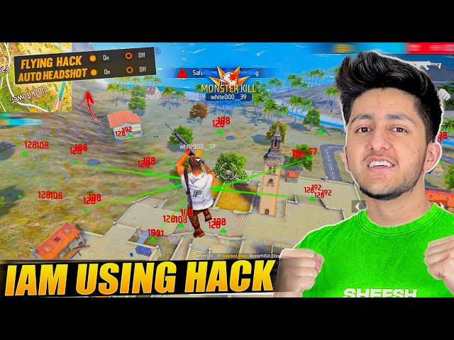 I Am Using Hack In Free Fire ? 😨 Funny Gloo Wall Challenge In Free Fire