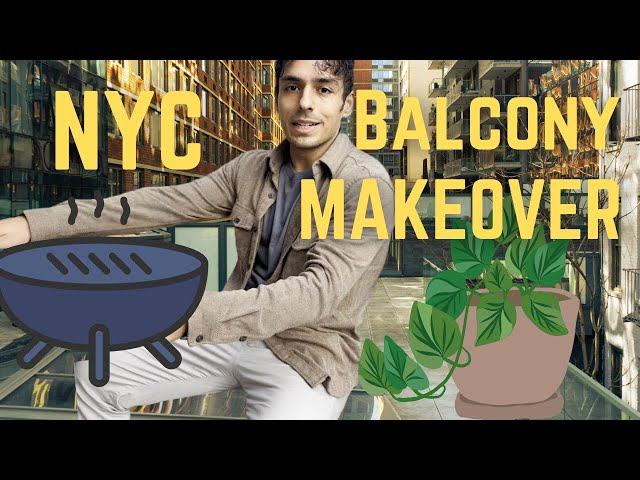 NYC Apartment Balcony Makeover: It's FINALLY READY