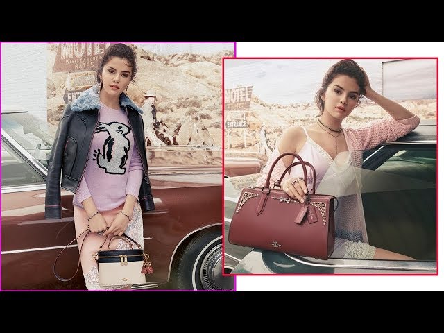 Selena Gomez Debuts Her Second Coach Collection