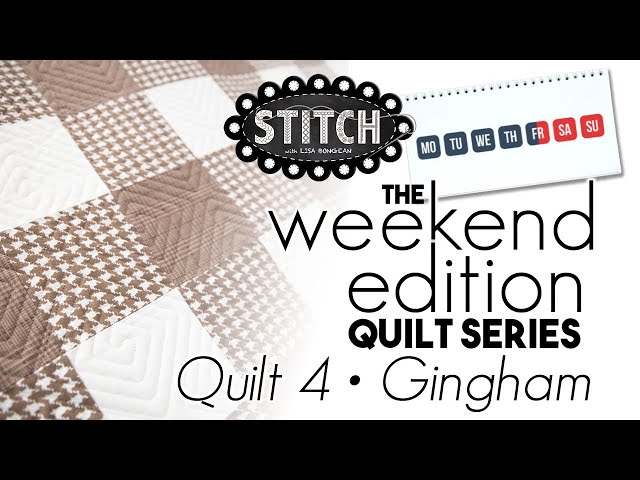 The Weekend Edition Quilt Series | Gingham | Quilt 4 | Lisa Bongean | Primitive Gatherings