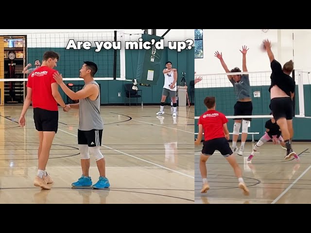 Random Themes vs Tall Ones | Mic'd Up Volleyball (IVL Men's Open 2024 )