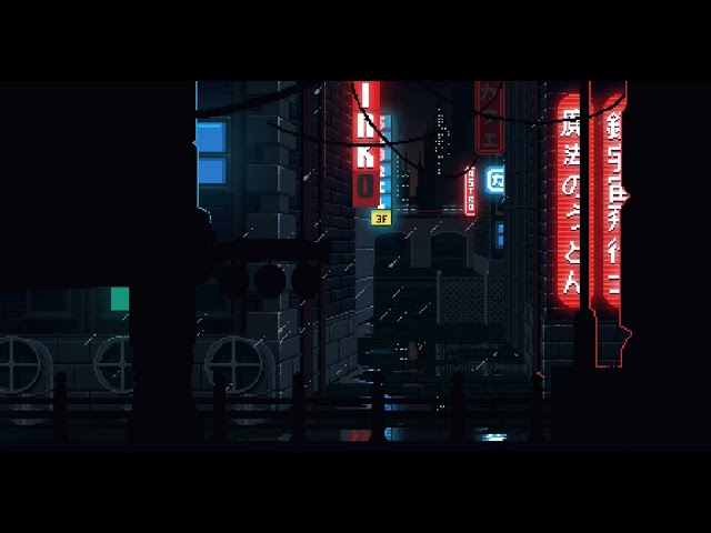 Japan Rain City - 10 Min Version - 4K 60fps - Screensaver Live Wallpaper Loop