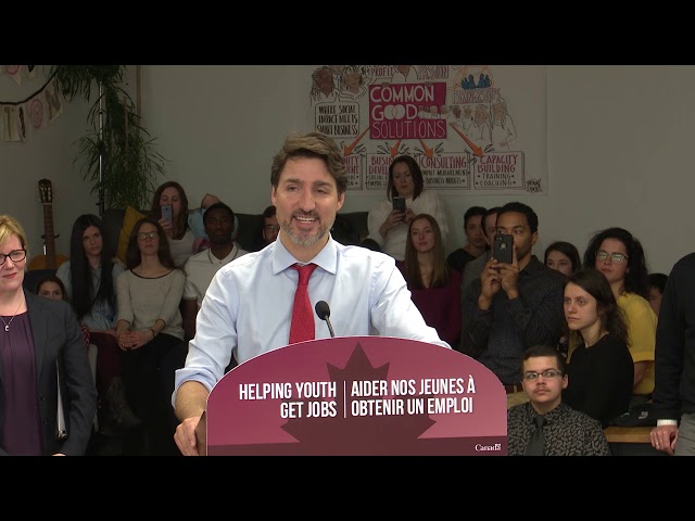 Remarks in Halifax announcing investment to help young people get jobs