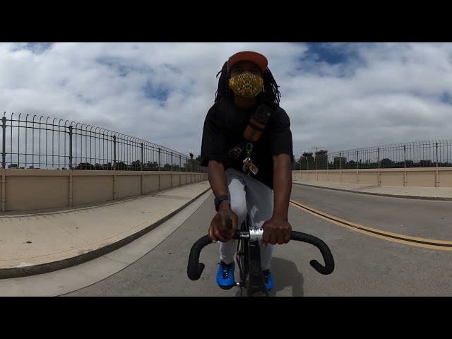 fixed gear bike ride with the GoPro Max 360 in San Diego California