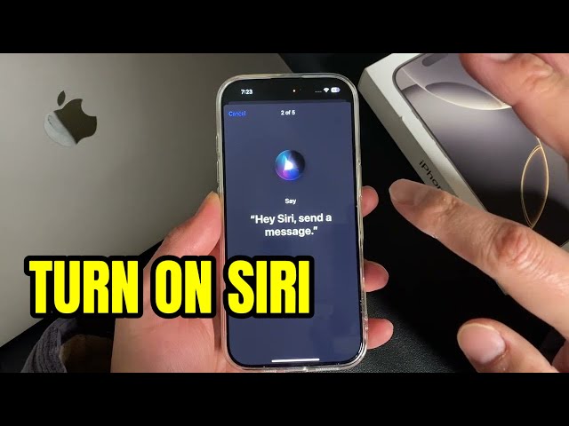 How to Turn On SIRI Voice Activation on iPhone 16 Pro (all iPhones with iOS18)