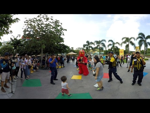 Legoland Ninjago kickstart dance CNY 2016