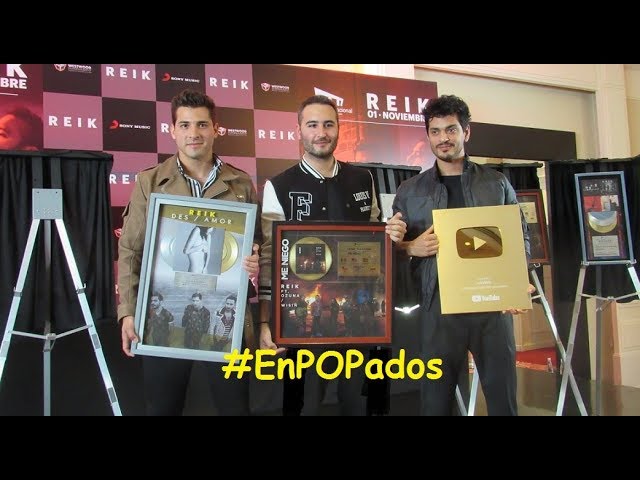 REIK (@ReikMx) reciben reconocimientos por #DesAmor #MeNiego #TourDesAmor / #EnPOPados