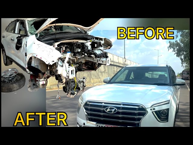 REBUILDING A WRECKED 2022 HYUNDAI CRETA IN 10 MINUTES