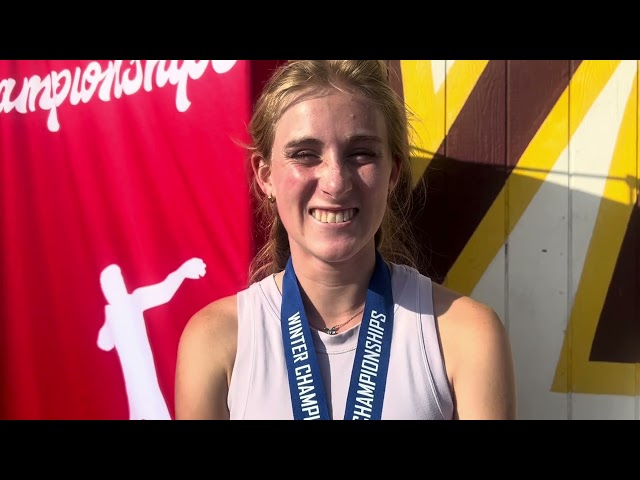 Anne Elise Packard of JSerra 1st Place Girls 600 Meters at California Winter Outdoor Championships