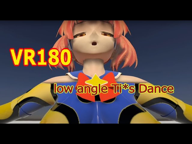 [VR180 MMD] Oma Shinobu , low angle Tits Dance [Anime Girl DanceXR]