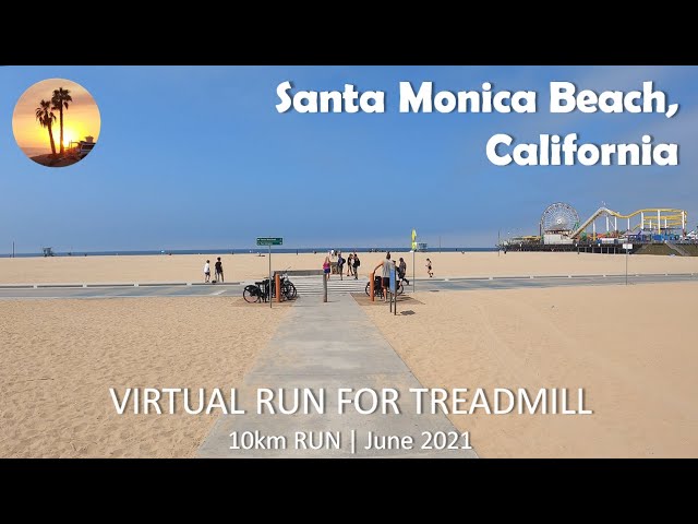 Virtual Run | Santa Monica Beach, California | Morning, June 2021 【バーチャルラン】