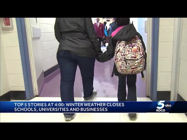 Oklahoma school districts close, move to virtual learning Wednesday due to ice risk