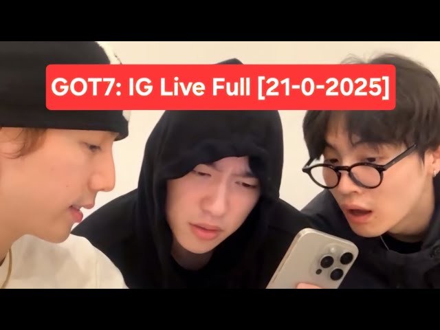 GOT7-Mark Jayb jinyoung Ig live Full 21012025 #GOT7 #GOT7_PYTHON #marktuan #JAYB #JINYOUNG #YOUNGJAE