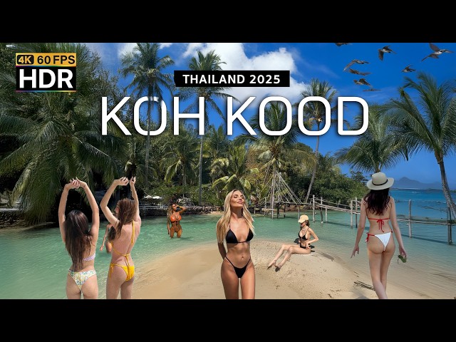 🇹🇭 4K HDR | Walking Koh Kood, Thailand | Best paradise island in the World | With Captions