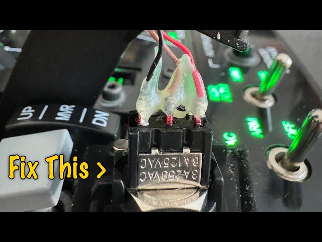 Finding the correct replacement switch for a Thrustmaster Warthog HOTAS.