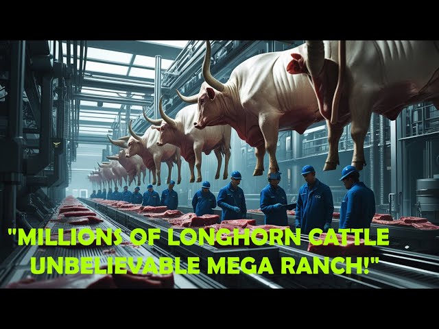 How Millions of LONGHORN Cattle Are Raised in America and Africa! | Farming Documentary