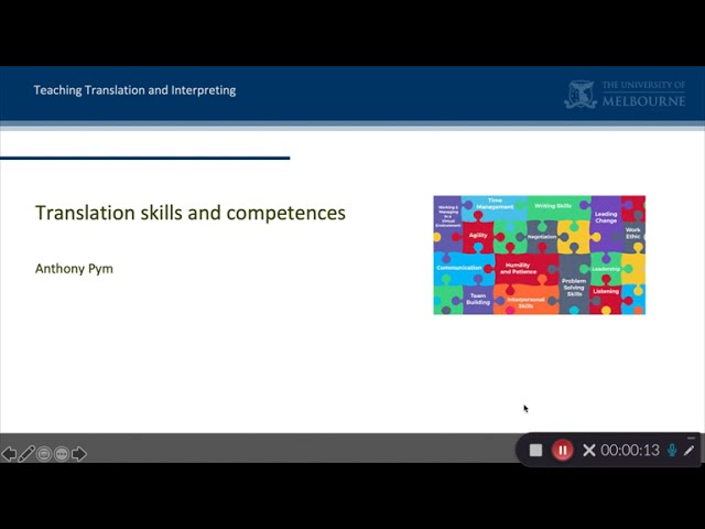 Translation competence and skills