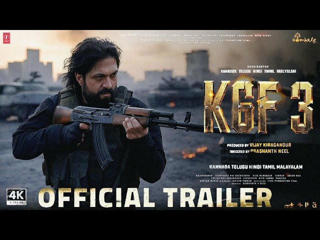 KGF Chapter-3!! Official Trailer !! OUT NOW!!