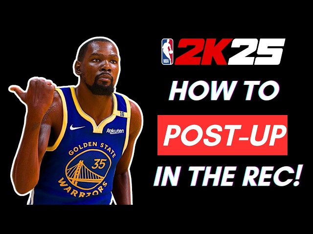 How to be a DOMINANT POST-UP FORCE in NBA 2K25!