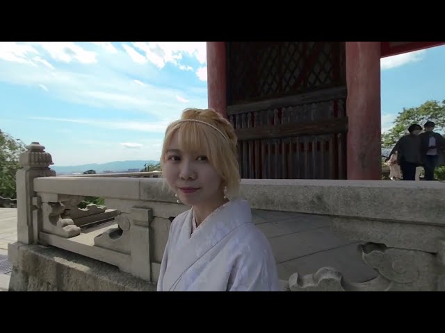 【VR180 3D】美少女着物 るな Beautiful Girl Kimono Luna 14