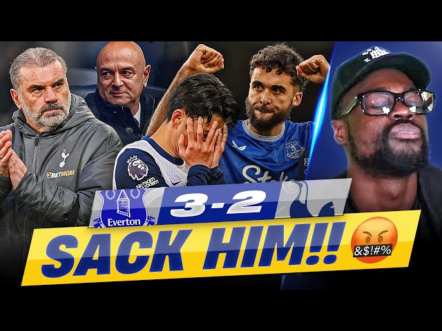 SACK HIM NOW! 🤬 Everton 3-2 Tottenham EXPRESSIONS REACTS