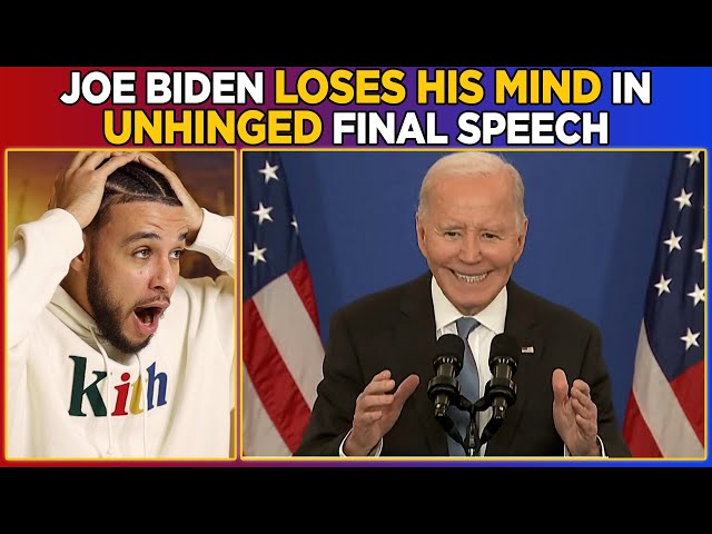 Joe Biden LOSES HIS MIND In UNHINGED Final Speech