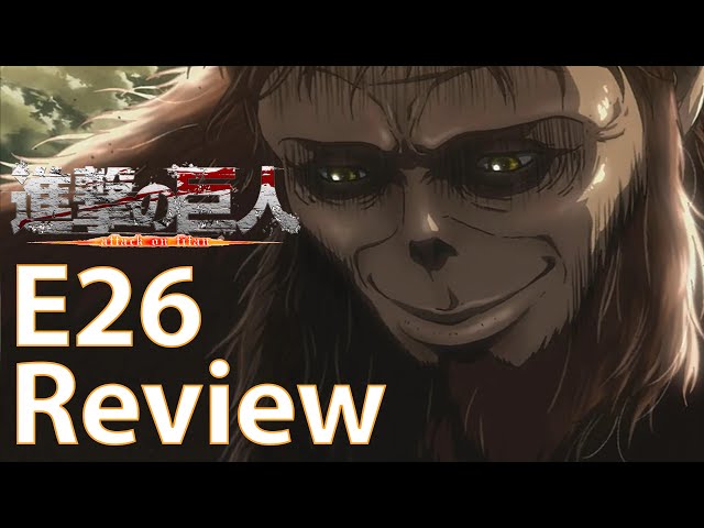 Attack on Titan Episode 26 Review - The Beast Titan Appears!