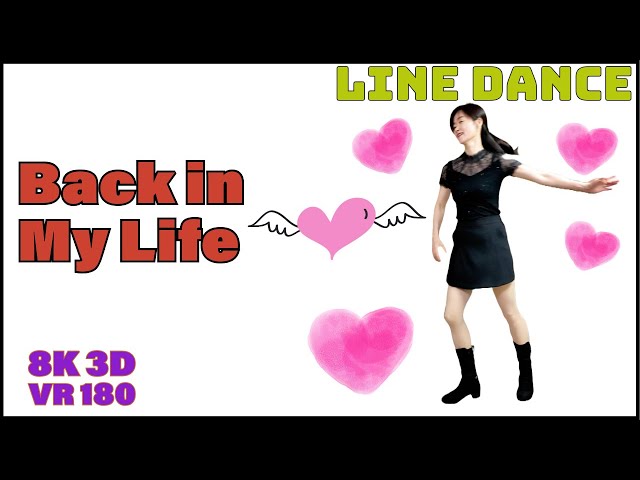 VR - ‘Back in My Life’, Line Dance demo  #dance #vr #vr180 #8K #linedance