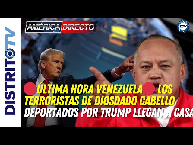 🔴ÚLTIMA HORA VENEZUELA🔴 LOS TERRORISTAS DE DIOSDADO CABELLO DEPORTADOS POR TRUMP LLEGAN A CASA