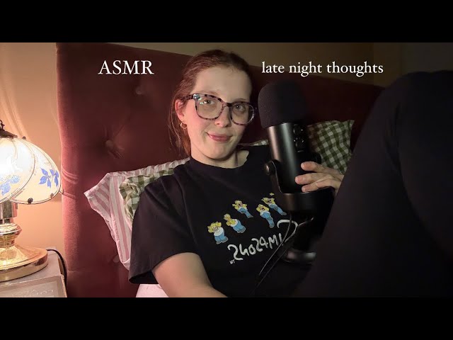 ASMR bedtime catch-up🫶whisper ramble