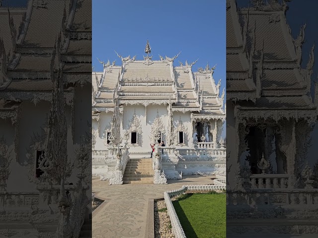 🇹🇭 WHITE TEMPLE IN THAILAND #thailand #asia #travel #buddhism #buddha #love #shorts #meditation