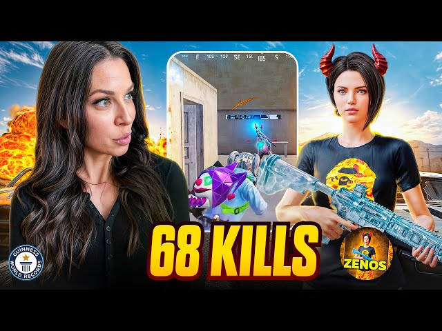 NEW World Record 68 Solo Kills | Zenos PUBG