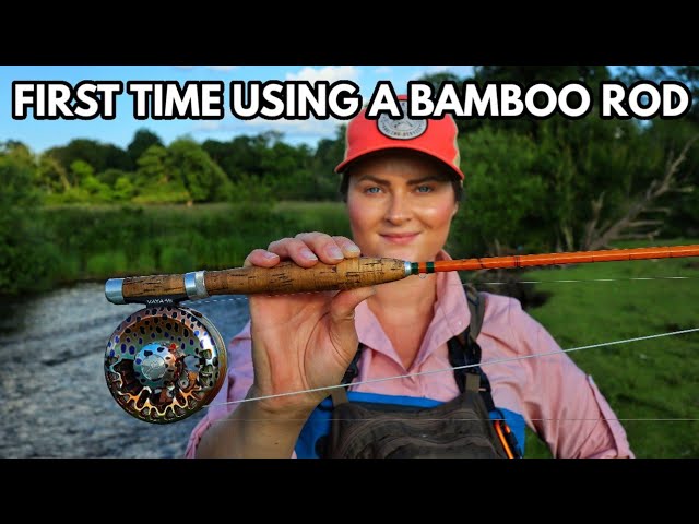 My FIRST Time Using A Split Cane / Bamboo Fly Fishing Rod - Fly Fishing For Trout