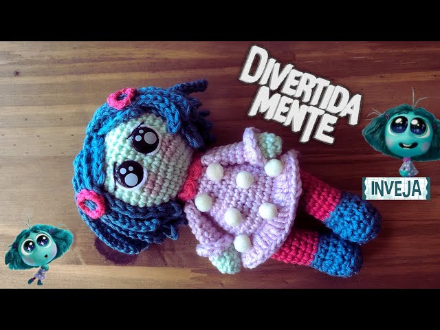 Boneca inveja amigurumi | Débora Travasso #divertidamente2