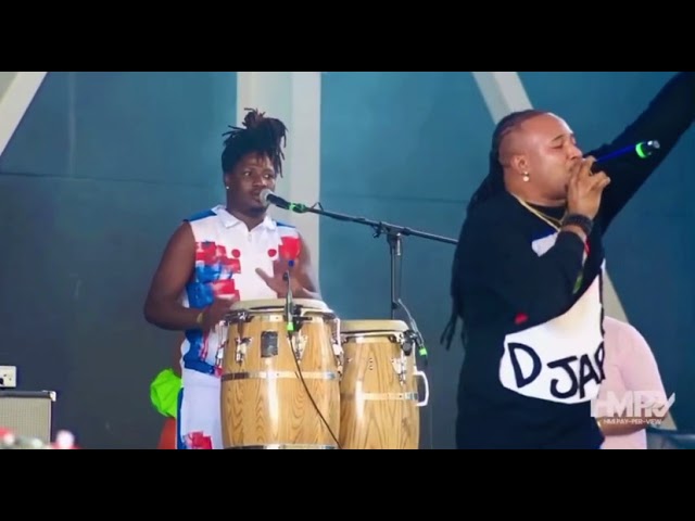 Playing with Djapòt at Haitian Compas Festival 🥁🥁🔥