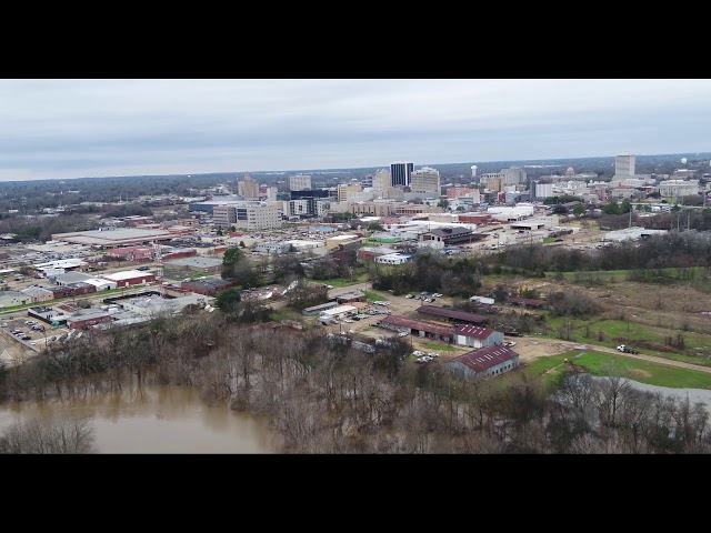 FLOOD WATCH 2020 - Drone Video of Rising Pearl River