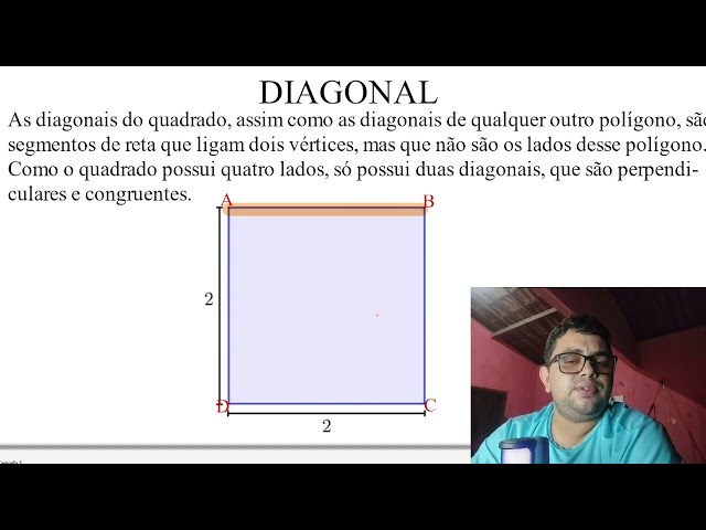 Diagonal  Definição, aprenda facil