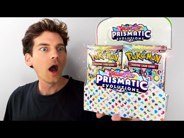 The Pokémon Prismatic Evolutions Booster Box