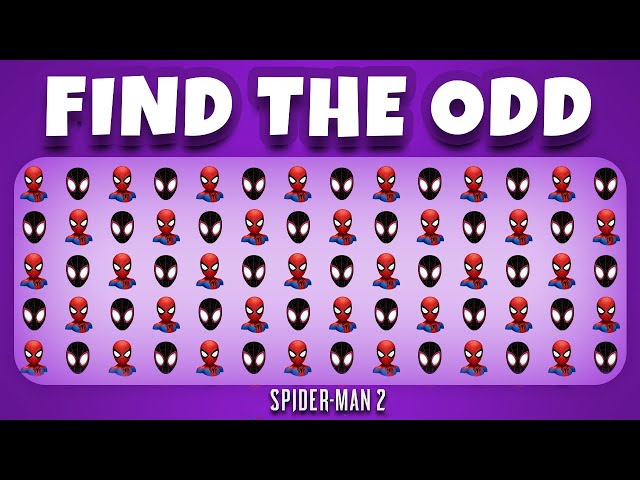 [FIND THE ODD ONE OUT] Only 1% Can Beat This Spider-Man 2 Game Quiz!