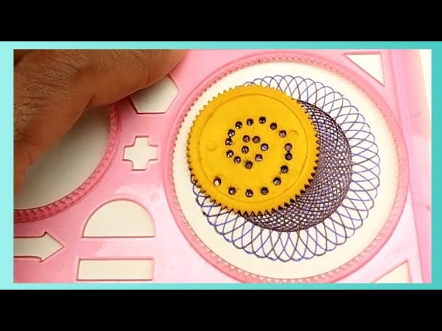 It's fun to draw with this classic Spirograph ruler