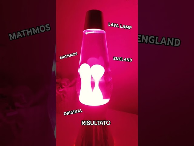 LA MIA LAVA LAMP!! #lavalamp #youtubeshorts #tato