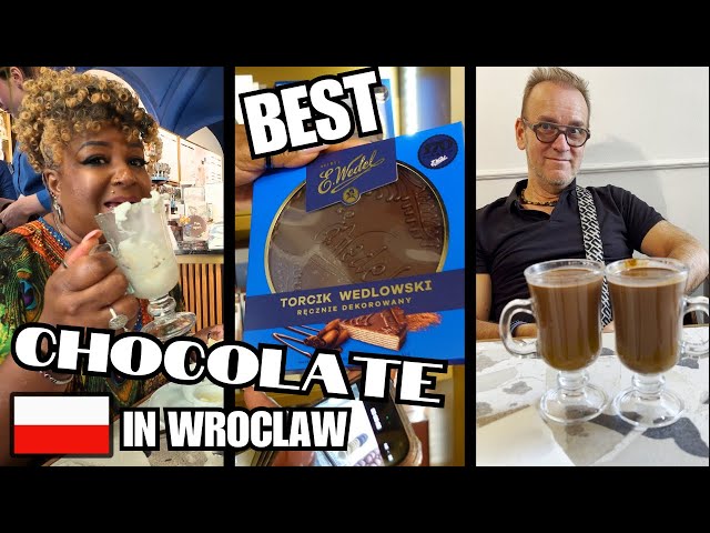 WROCLAW 🇵🇱 and E Wedel CHOCOLATE LOUNGE a must try in POLAND