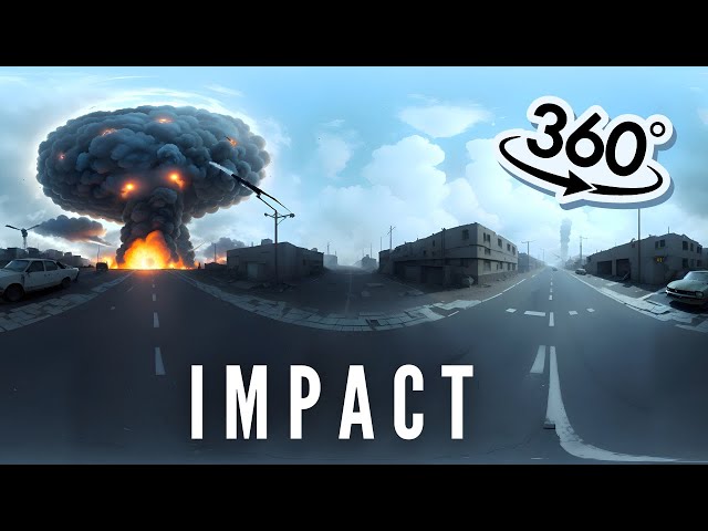 Impact - The moment it happened | 360° VR Experience | Explore the scene with Ambient Music