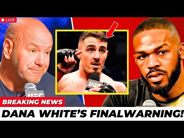 3 MINS AGO: Dana White’s FINAL WARNING to Jon Jones – "Fight or Be STRIPPED Aspinall RAGES!